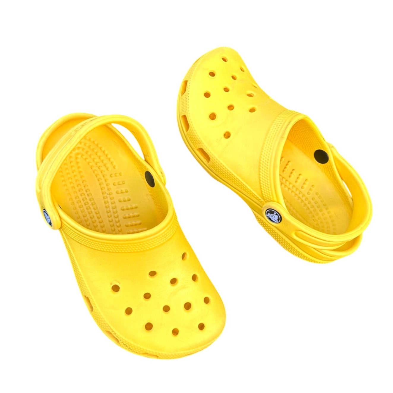 Crocs Unisex Adult Classic Clogs Size M4 W6 Yellow Sandals